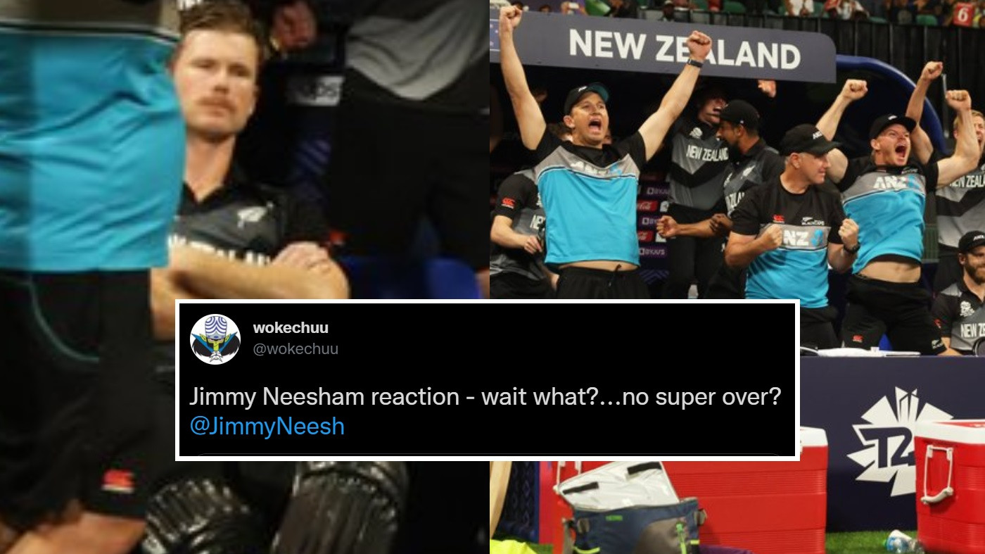 T20 World Cup 2021: Twitterati react to Neesham's 'deadpan' face after New Zealand's semi-final win