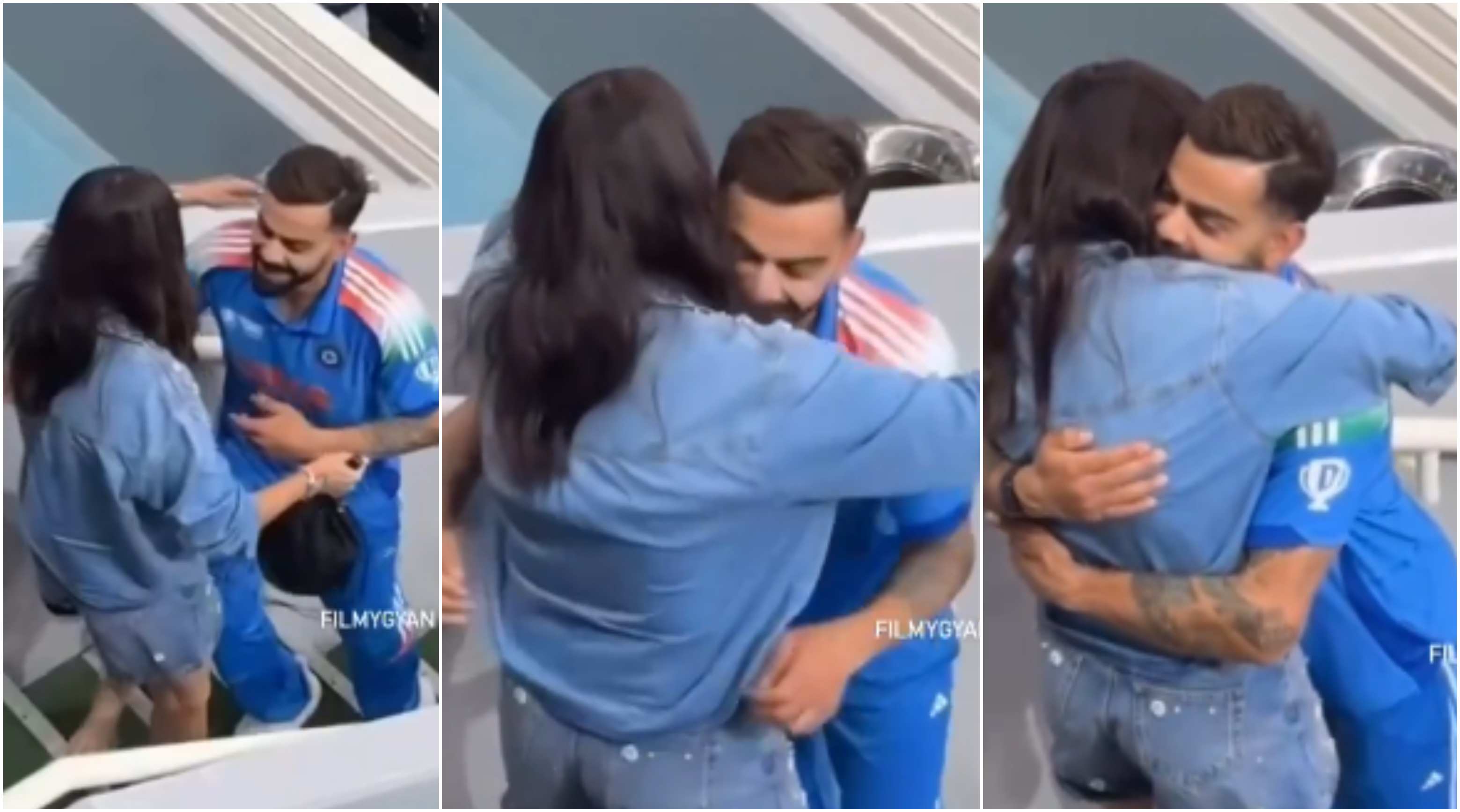 Virat Kohli and Anushka Sharma | Screengrab