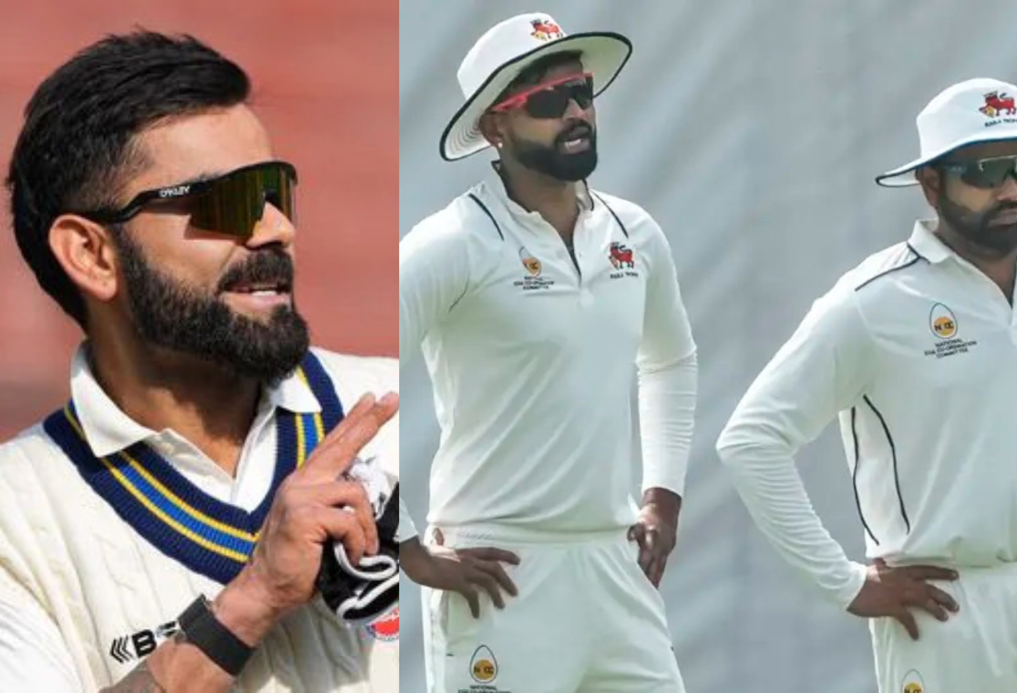 Rohit Sharma, Shreyas Iyer and Virat Kohli in Ranji Trophy 2024-25 | PTI