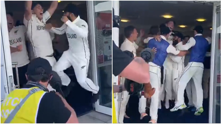 WTC 2021 Final: WATCH - New Zealand's ecstatic dressing room after Ross Taylor hits the winning runs