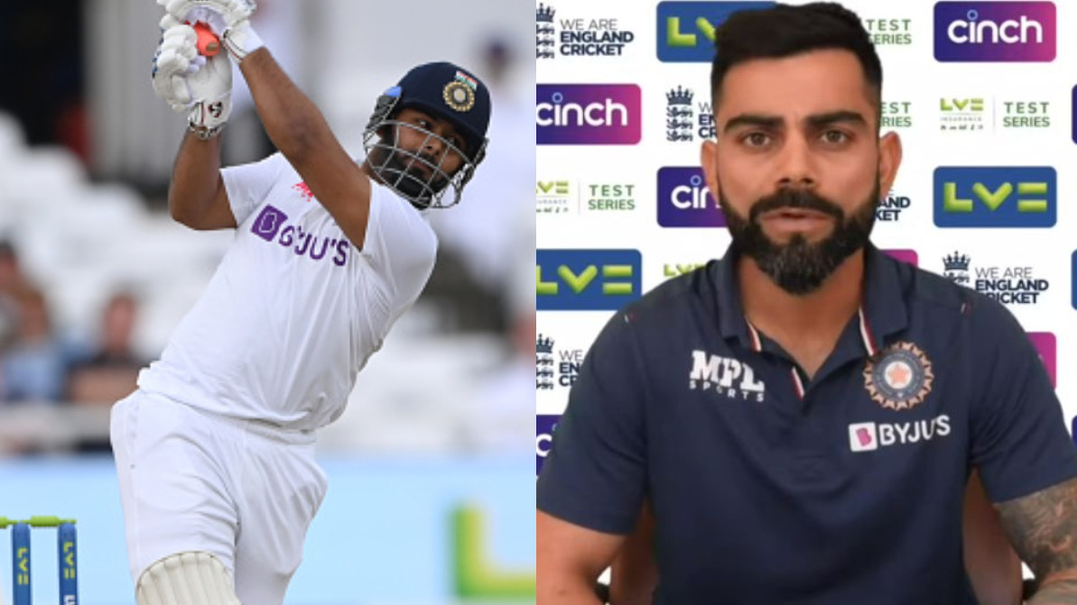 ENG v IND 2021: He'll take chances wherever there's 50-50 situation - Kohli backs Rishabh Pant