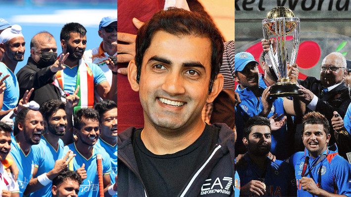 Twitterati react after Gambhir says Indian hockey team's Olympic medal bigger than Cricket World Cup wins