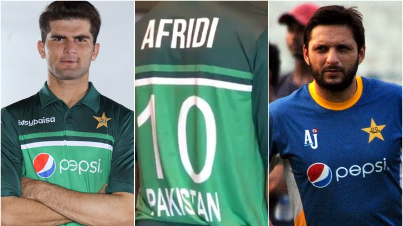 Shaheen Afridi to don Shahid Afridi's jersey number 10 for Pakistan