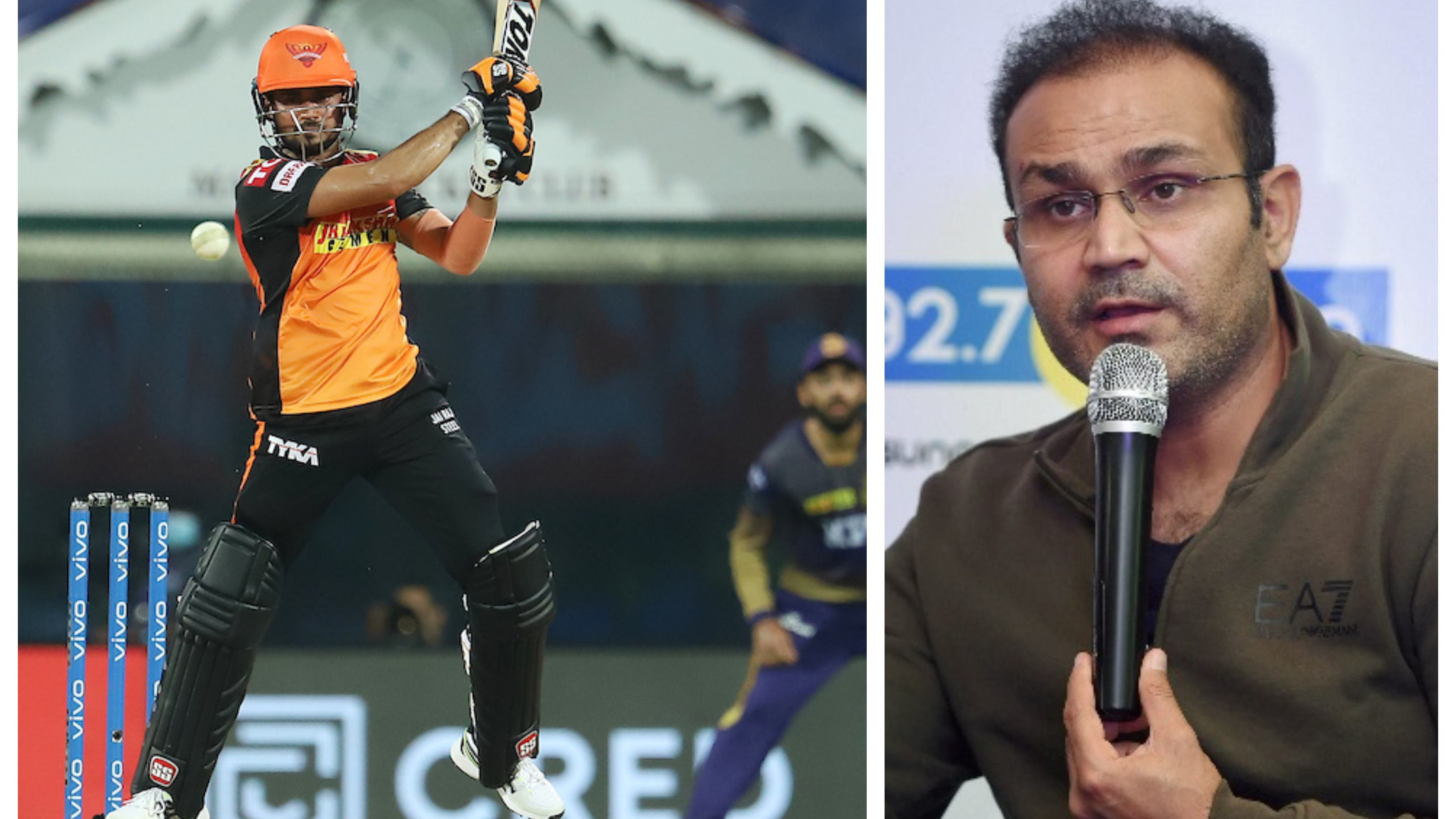 IPL 2021: Virender Sehwag takes a dig at Manish Pandey as his 61* fails to take SRH over the line against KKR