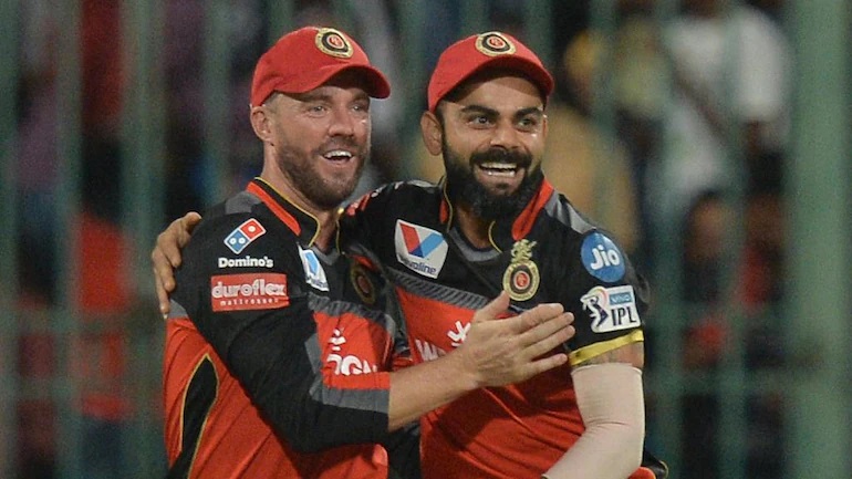 AB de Villiers and Virat Kohli | AFP