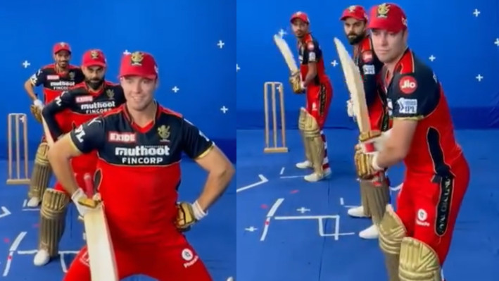 WATCH - Chahal shares a hilarious behind-the-scene clip with Kohli and De Villiers on Friendship day 