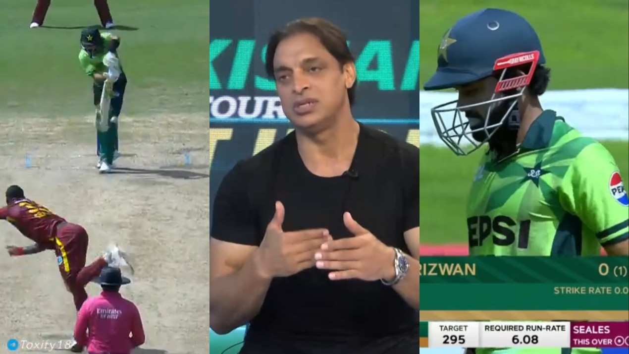 “Rawalpindi pitch lekar nahi ghoom sakte”- Shoaib Akhtar’s dig at Pakistani batters after 92 all-out v West Indies in 3rd ODI