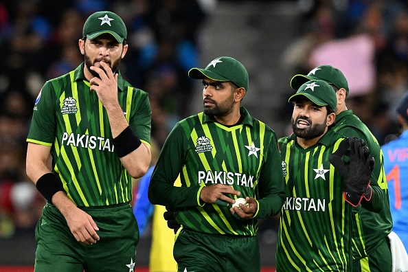 Shaheen Afridi, Bavar Azam and Mohammad Rizwan | Getty Images