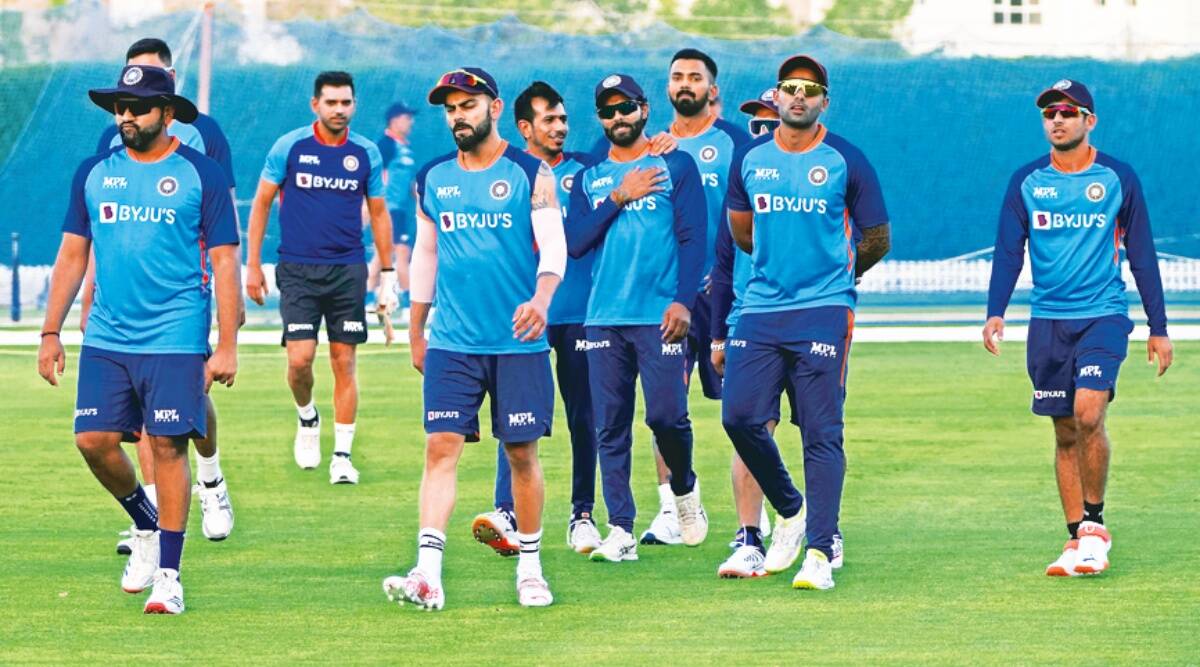 Team India during practice | Twitter