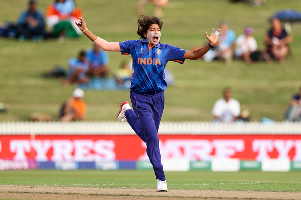 Jhulan Goswami picked a record 40th wicket in Women's World Cup history | Getty