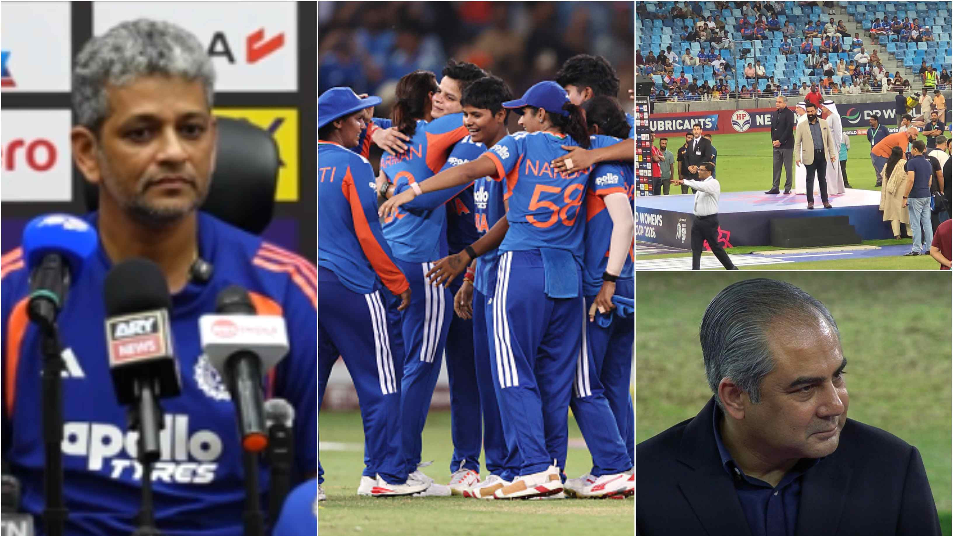 “We are standing by it,” Amol Mazumdar says Indian women’s team supports BCCI’s directive not to receive Asia Cup trophy from Mohsin Naqvi