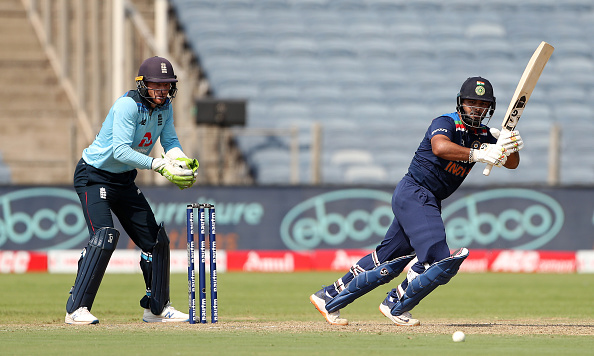 Rishabh Pant during the 3rd ODI | Getty