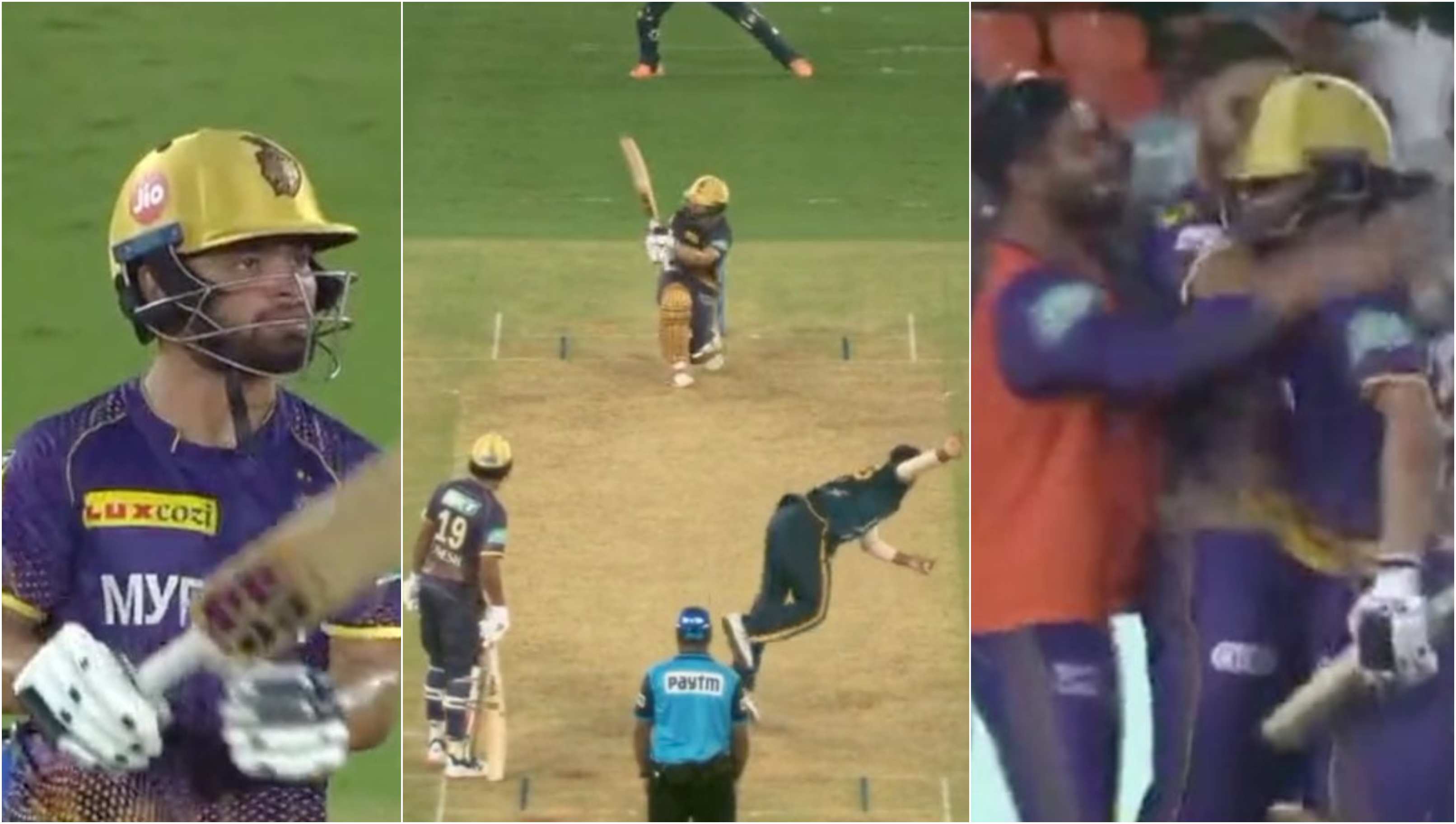 Rinku Singh slammed Yash Dayal for 5 consecutive sixes to win the match for KKR | Screengrab