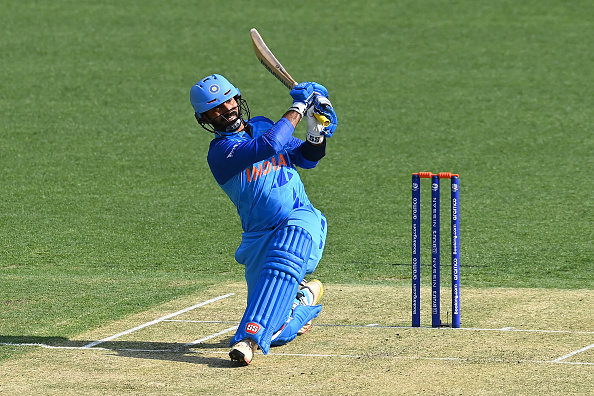 Dinesh Karthik in the warm up match against Australia in the T20 World Cup 2022 | Getty