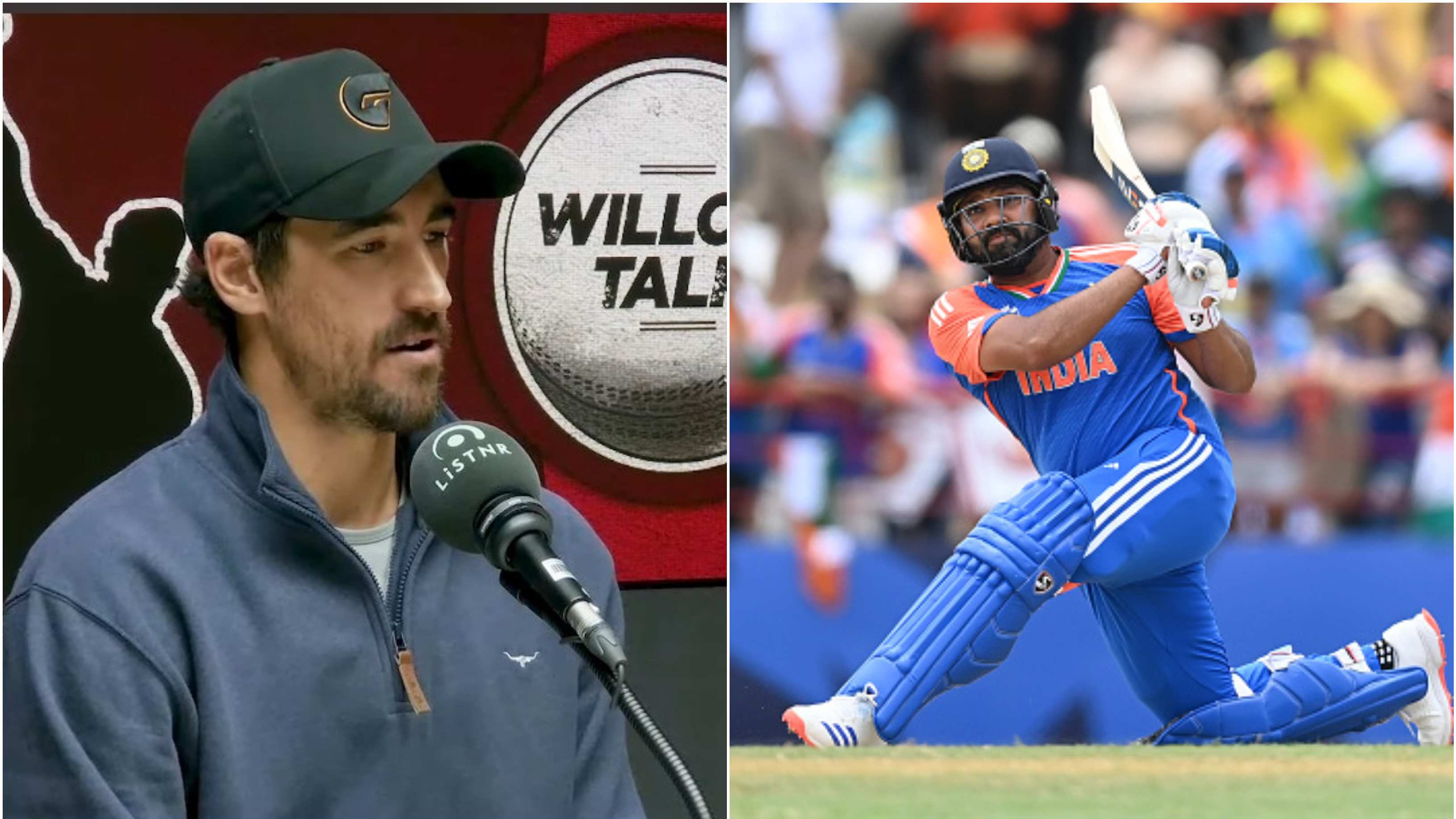 WATCH - “I had 5 bad balls and he hit all for sixes,” Mitchell Starc recalls Rohit Sharma’s brutal assault on him during T20 World Cup