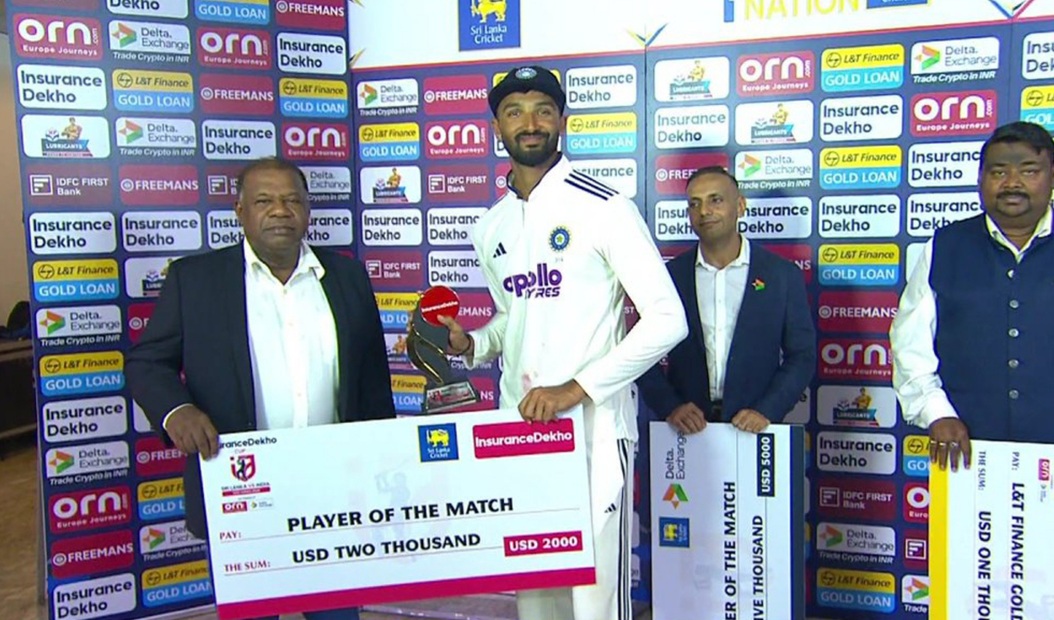 Devdutt Padikkal won the Player of the Match for his 167 and 44 | X