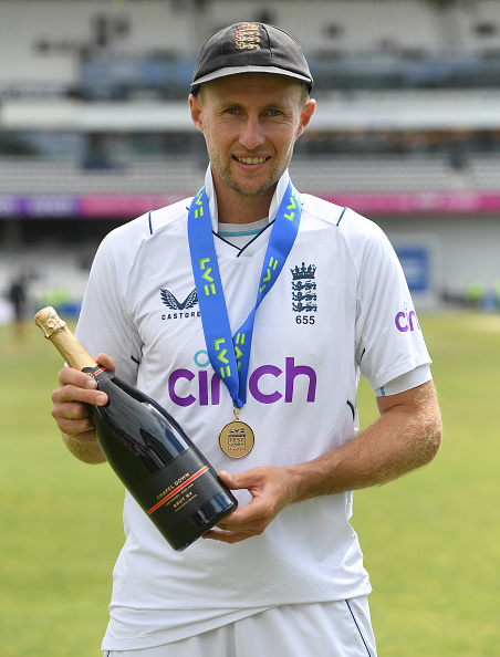 Player of the Series Joe Root | Getty