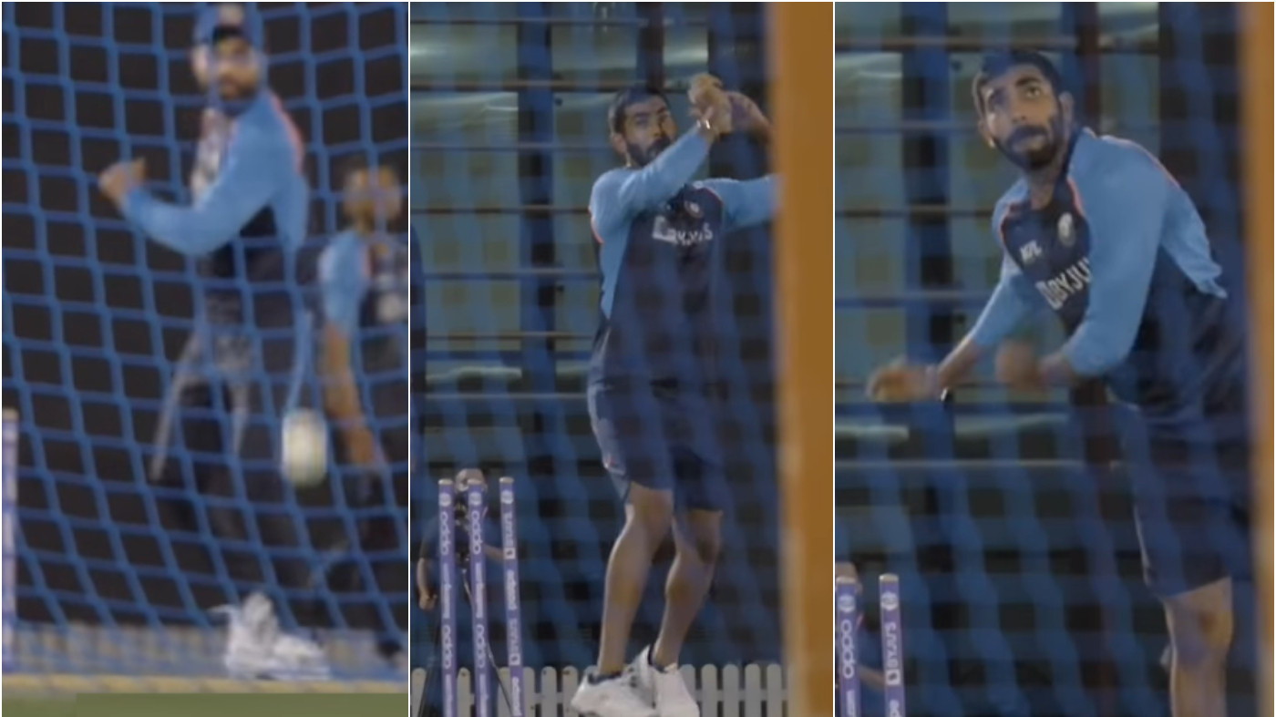 T20 World Cup 2021: WATCH -  Jasprit Bumrah imitates Ravindra Jadeja's bowling action to perfection