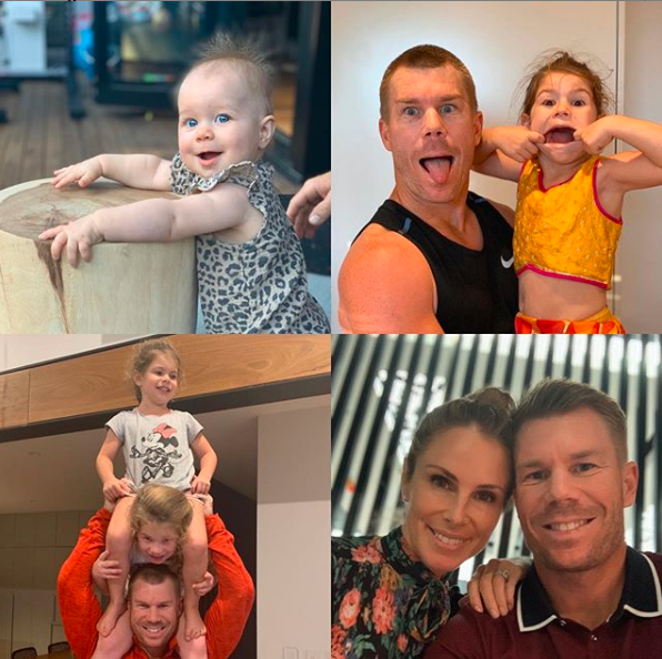 Warner is enjoying a great time with his family during COVID-19 lockdown | Instagram