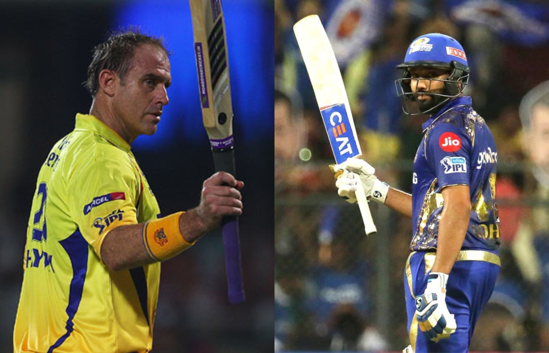 Matthew Hayden and Rohit Sharma open the innings | AFP