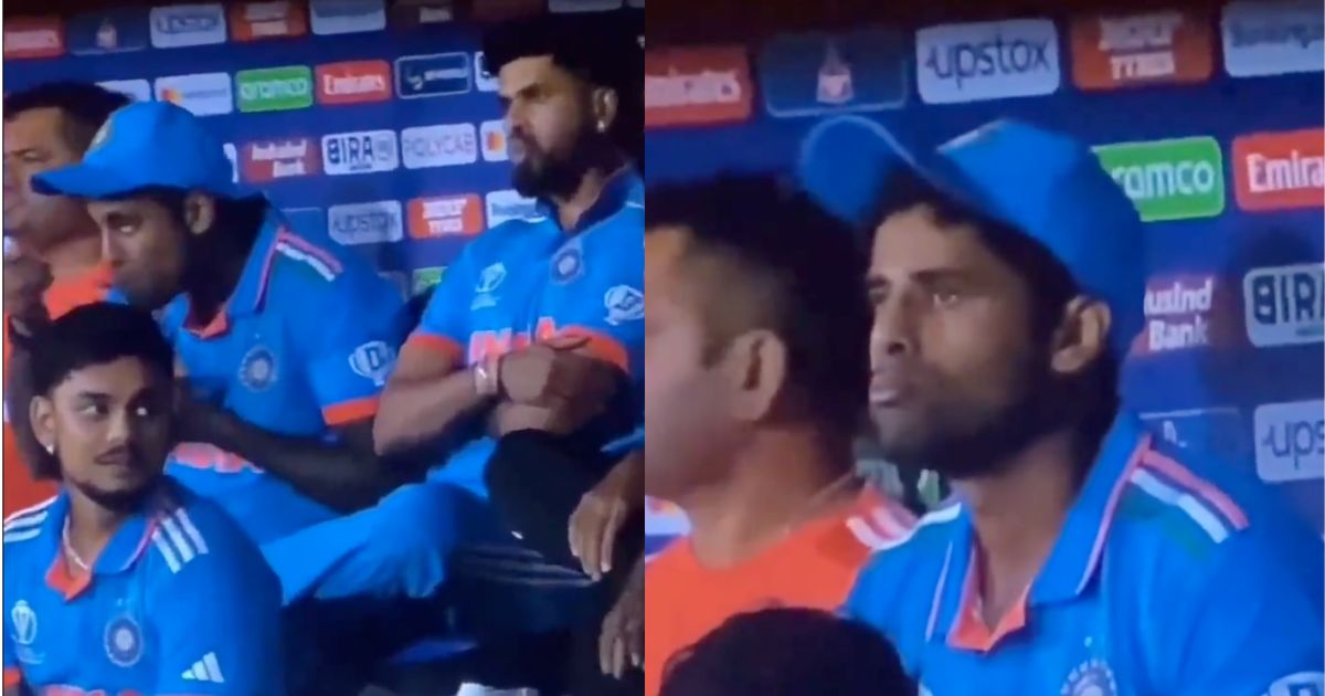 Suryakumar Yadav was caught on camera eating food in dugout during IND v AUS CWC match