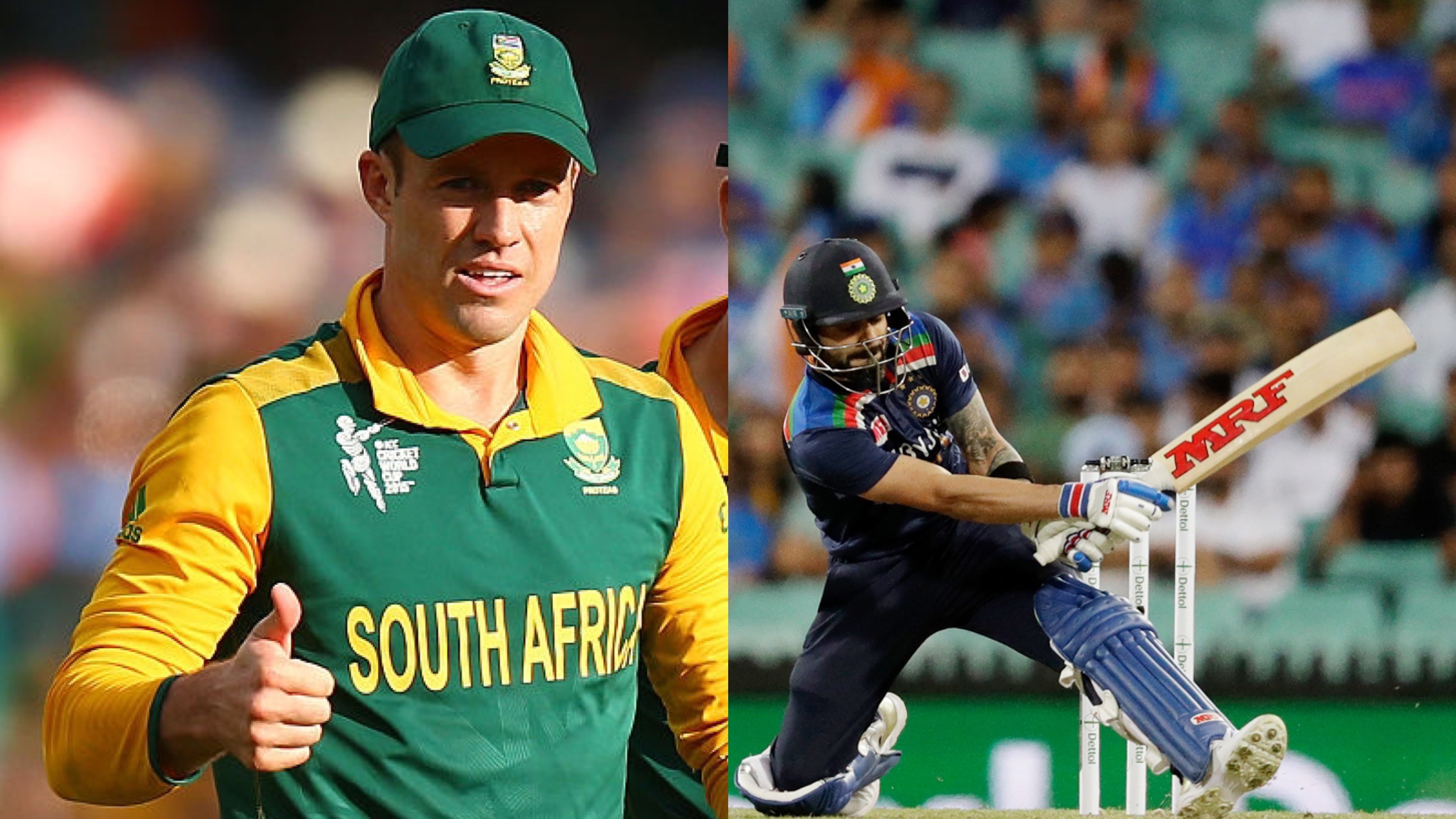 AUS v IND 2020-21: AB de Villiers reacts to Virat Kohli's 'ABD-like' scoop shot