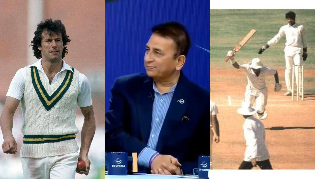 Sunil Gavaskar credited Imran Khan for him competing 10K Test runs | X
