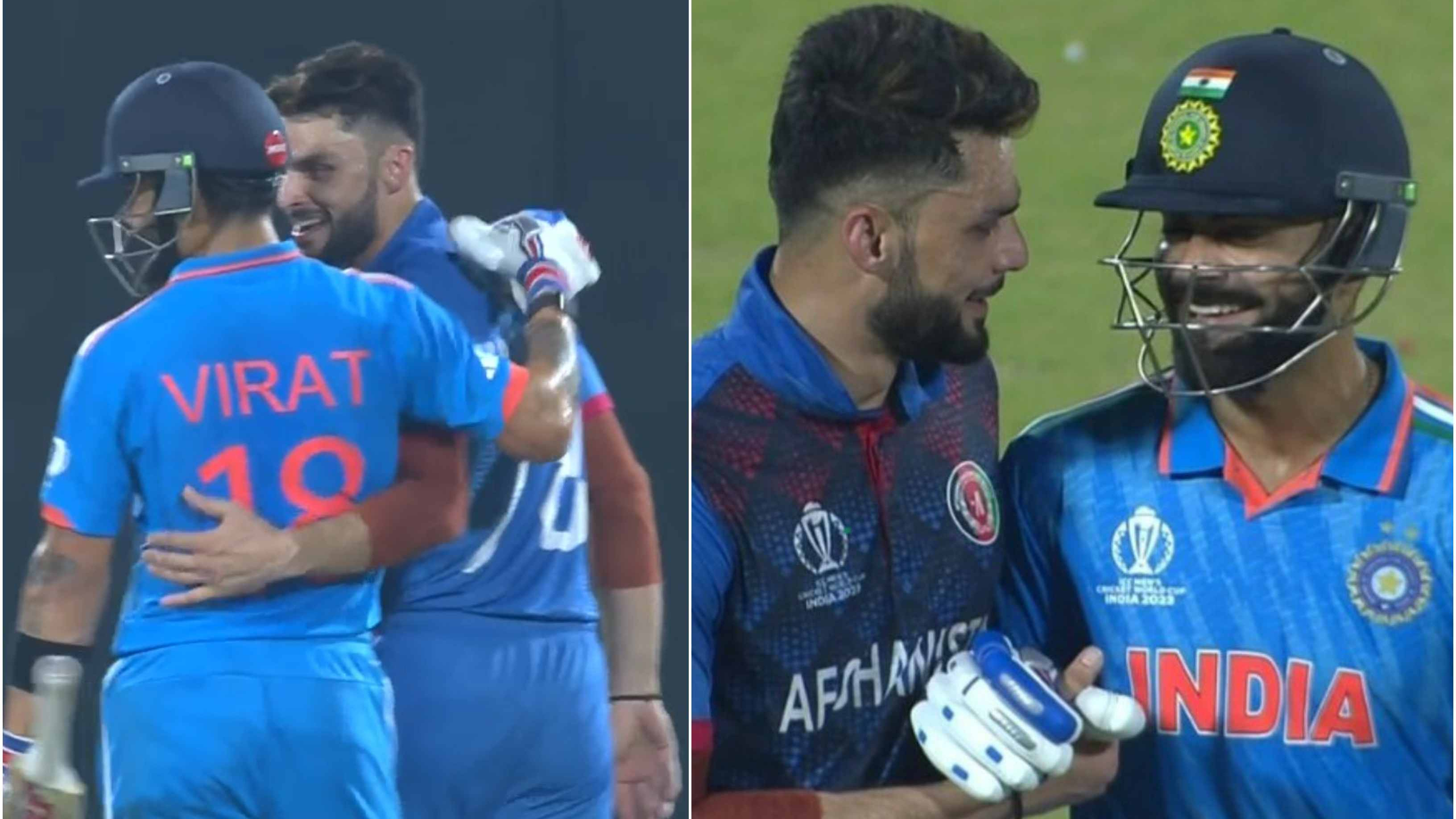 CWC 2023: WATCH – Virat Kohli, Naveen-ul-Haq bury the hatchet; RCB and LSG react after their bromance goes viral