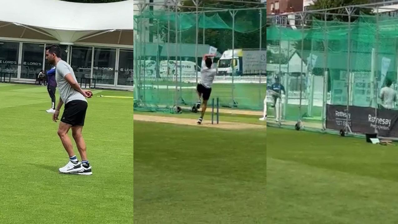 ENG v IND 2025: WATCH- Deepak Chahar seen bowling at India nets session ahead of Lord's Test