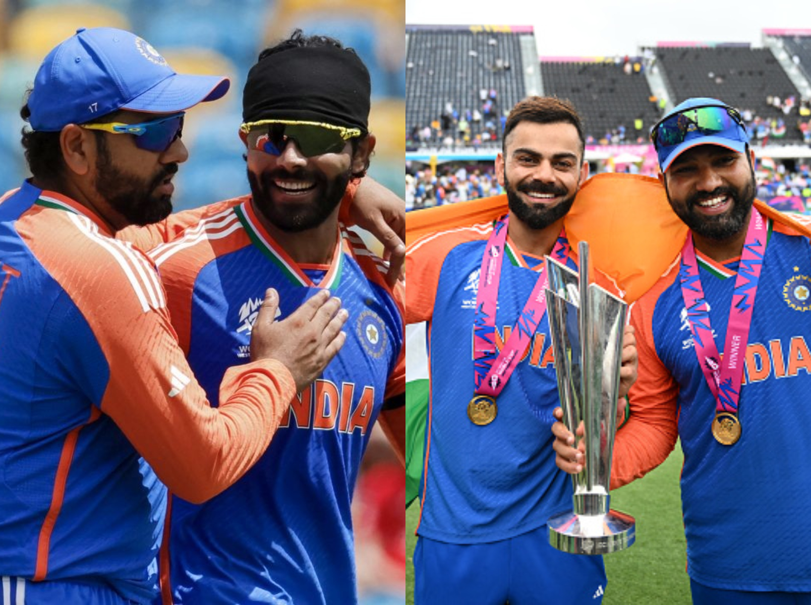 Kohli, Rohit and Jadeja retired from T20Is after India's T20 World Cup win | Getty