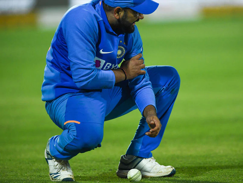 Rohit injured his shoulder during the Rajkot ODI | AFP