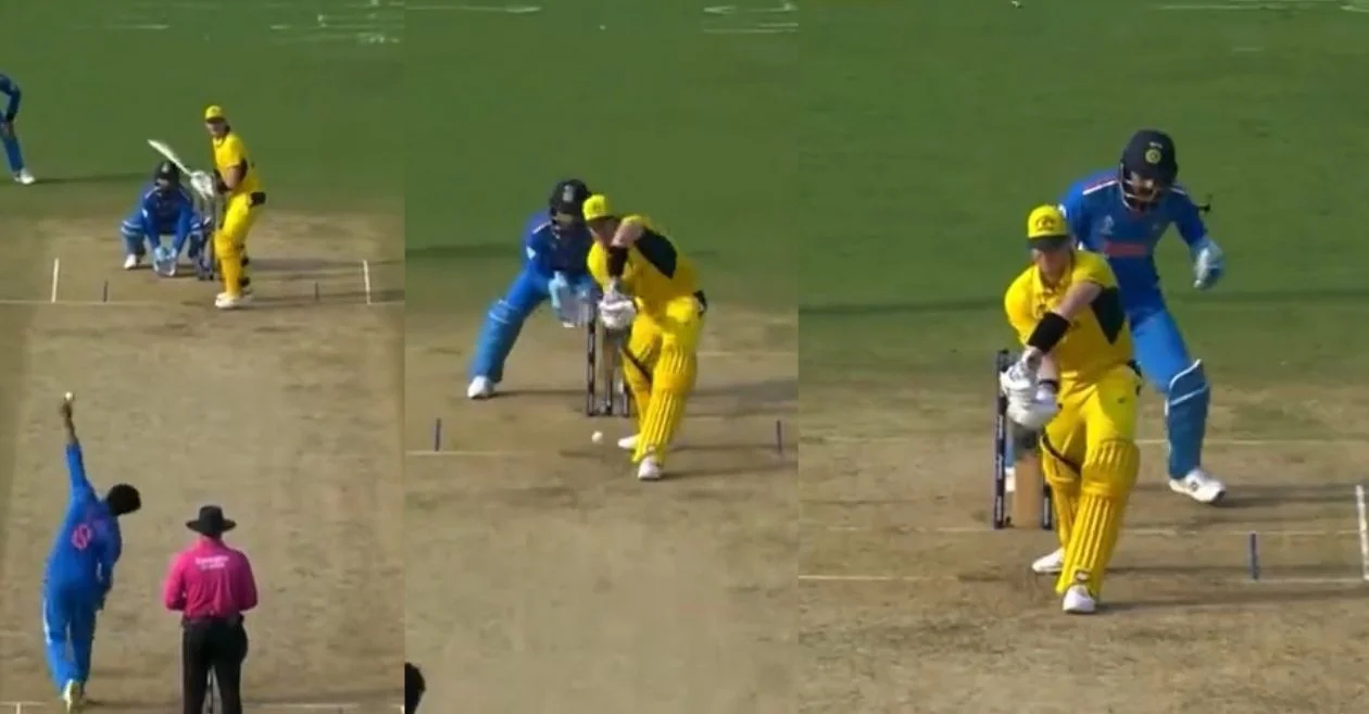 Ravindra Jadeja castled Smith with a beauty of a delivery | X