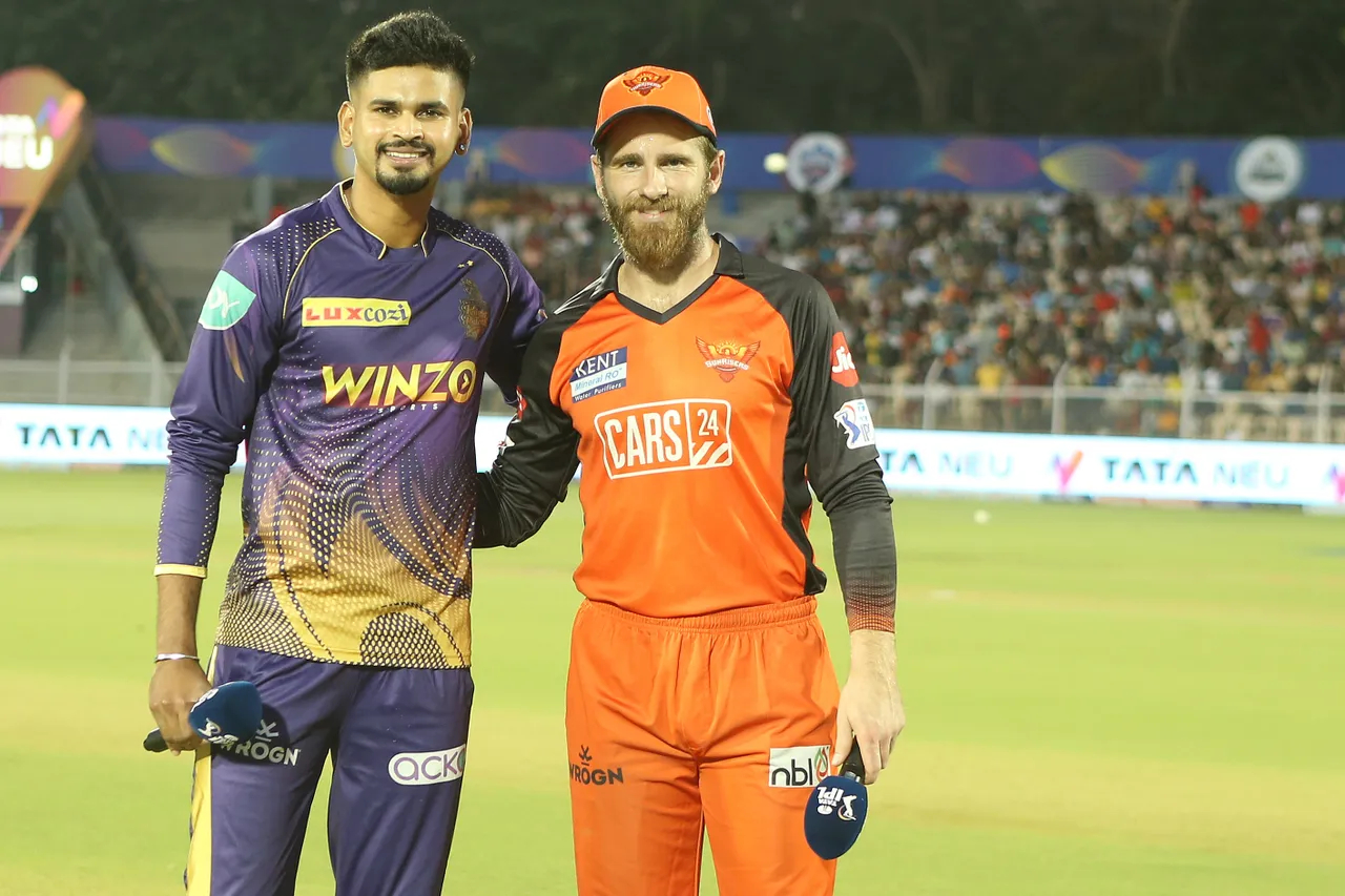 KKR have 5 wins from 12 matches, while SRH has 5 wins from 11 matches | BCCI-IPL