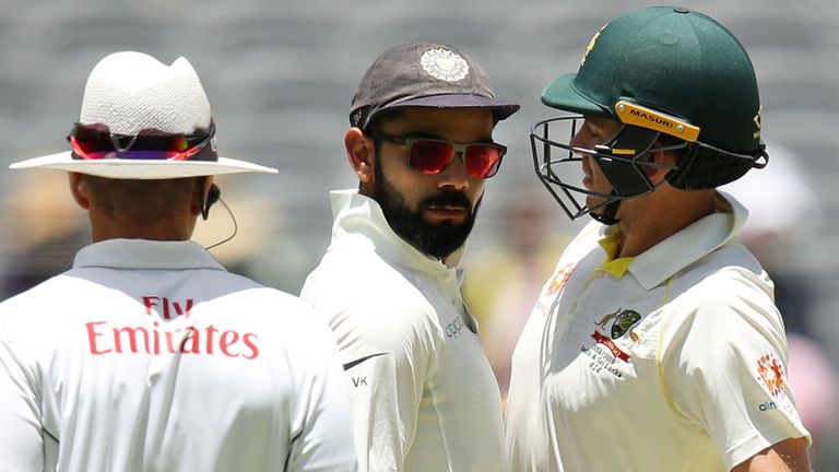 Virat Kohli and Tim Paine had quite a confrontation during the 2018-19 series | Getty