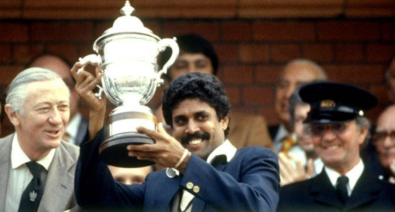 Indian cricket team after World Cup 1983 win | File pic