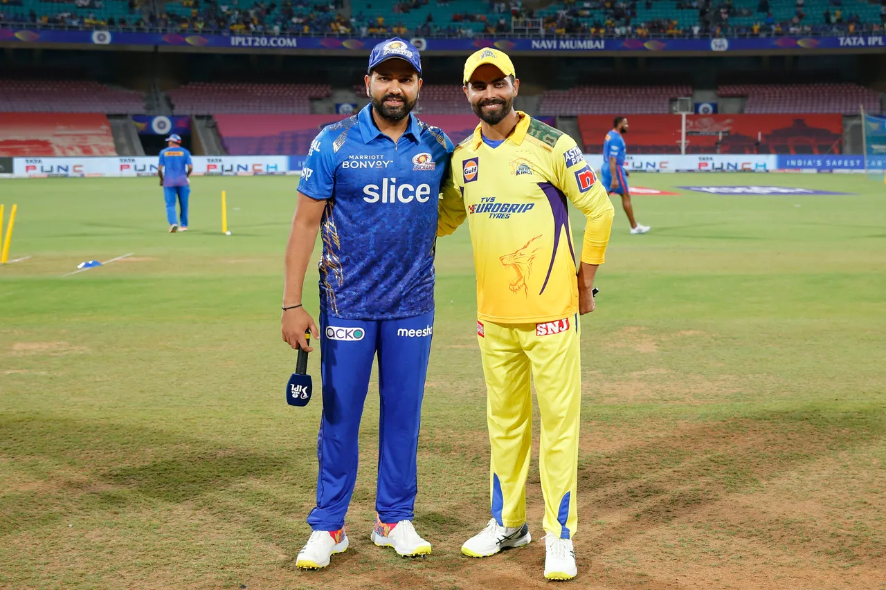 CSK captain Jadeja won the toss and put MI into bat first | BCCI-IPL