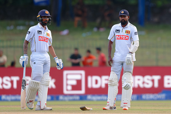 Sri Lankan players repeatedly expressed dissent regarding bad light | Getty