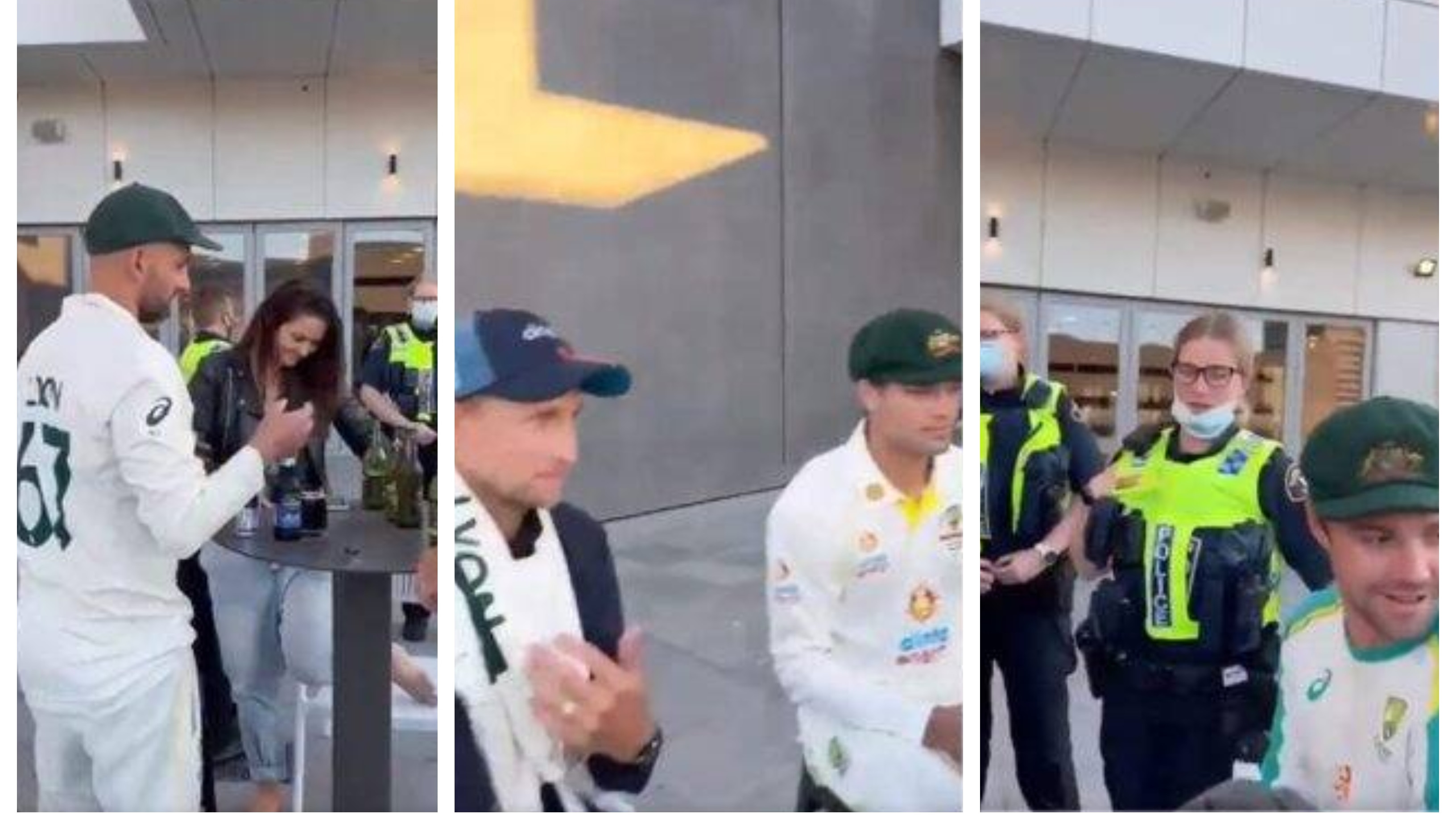 Ashes 2021-22: WATCH – Police crash post-Ashes party; Australian and England stars forced to leave the scene