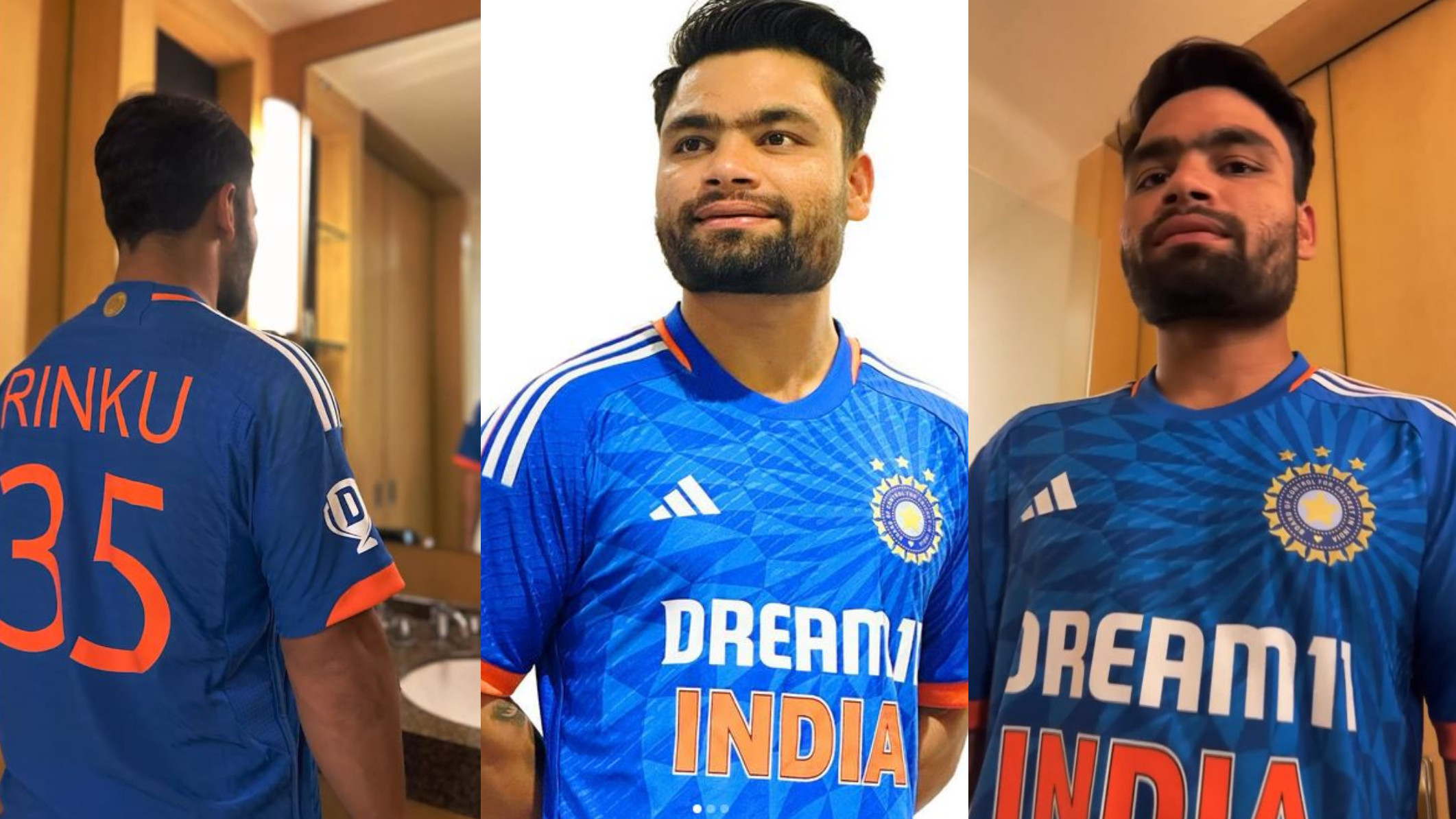 IRE v IND 2023: WATCH- Rinku Singh dons India jersey for the first time ahead of Ireland T20Is