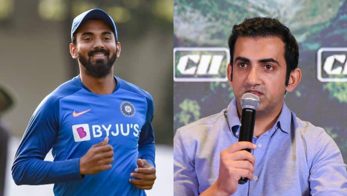 KL Rahul and Gautam Gambhir | Getty Images/YouTube