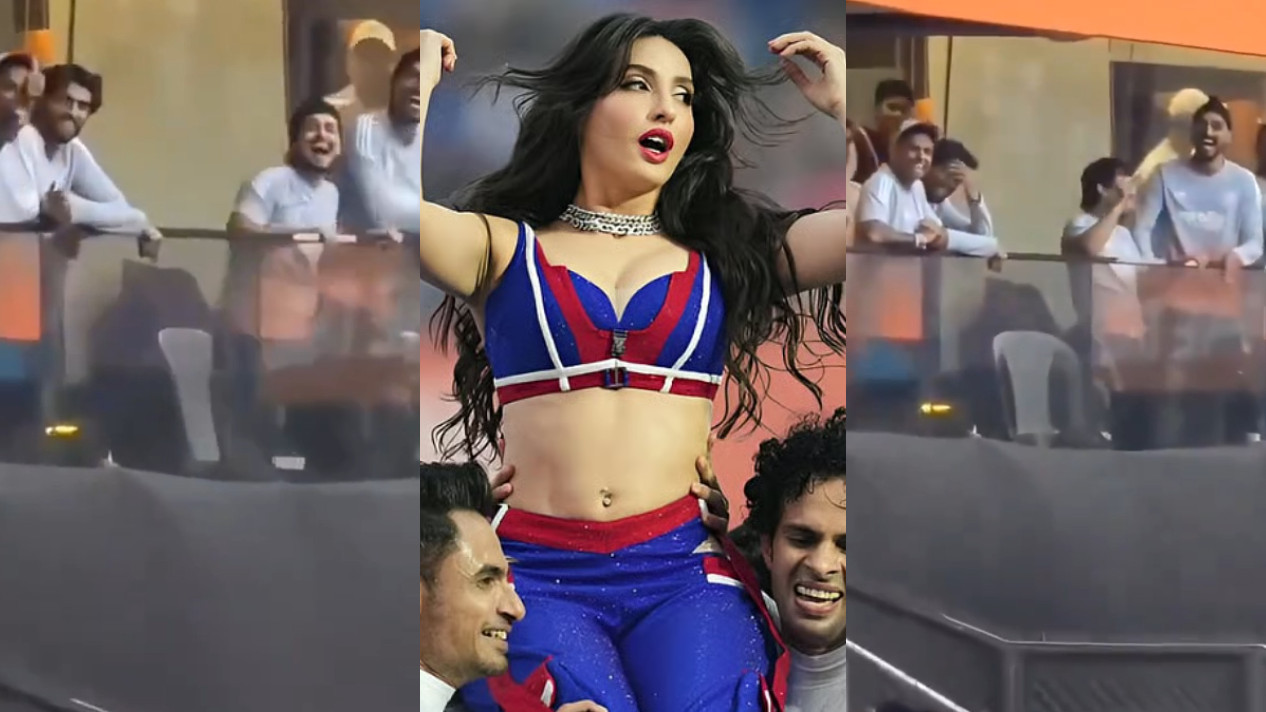 T20 World Cup 2026: WATCH- Ishan and Arshdeep react hilariously after Surya is caught watching Nora Fatehi’s performance