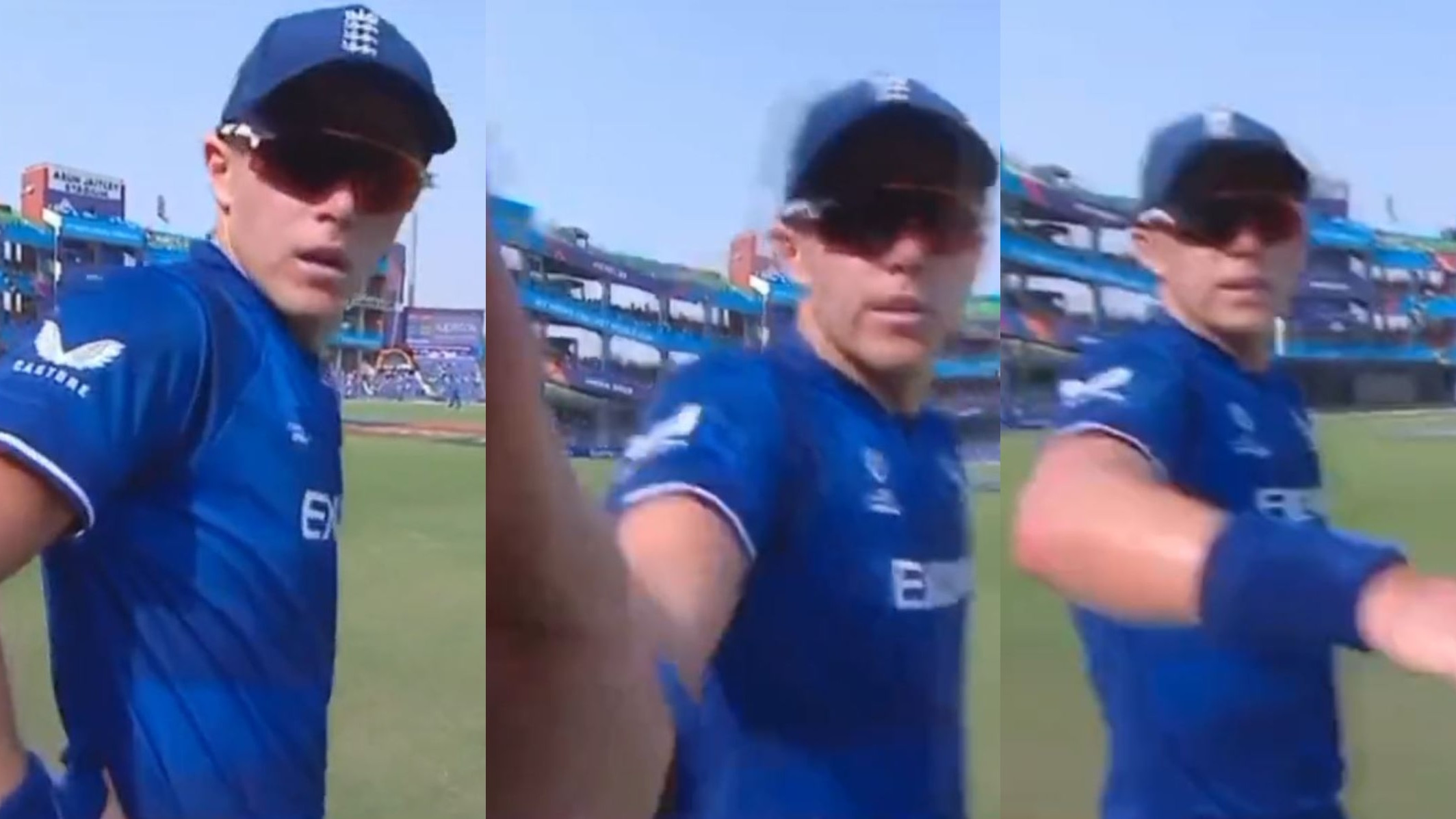 CWC 2023: WATCH- Frustrated Sam Curran pushes cameraman away while fielding at boundary during ENG v AFG match