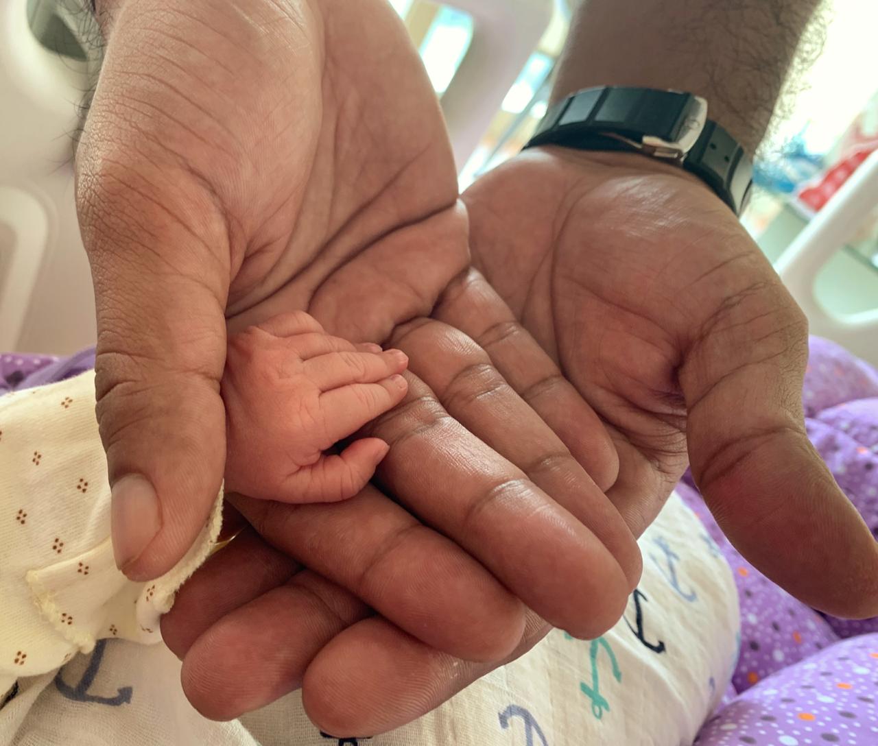 This is the first child of Pragyan Ojha and his wife Karabee