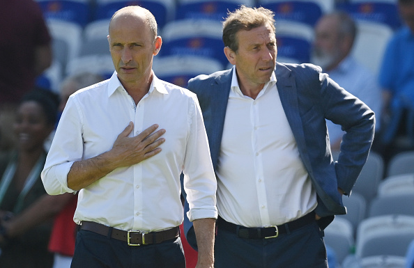 Michael Atherton and Nasser Hussain | Getty