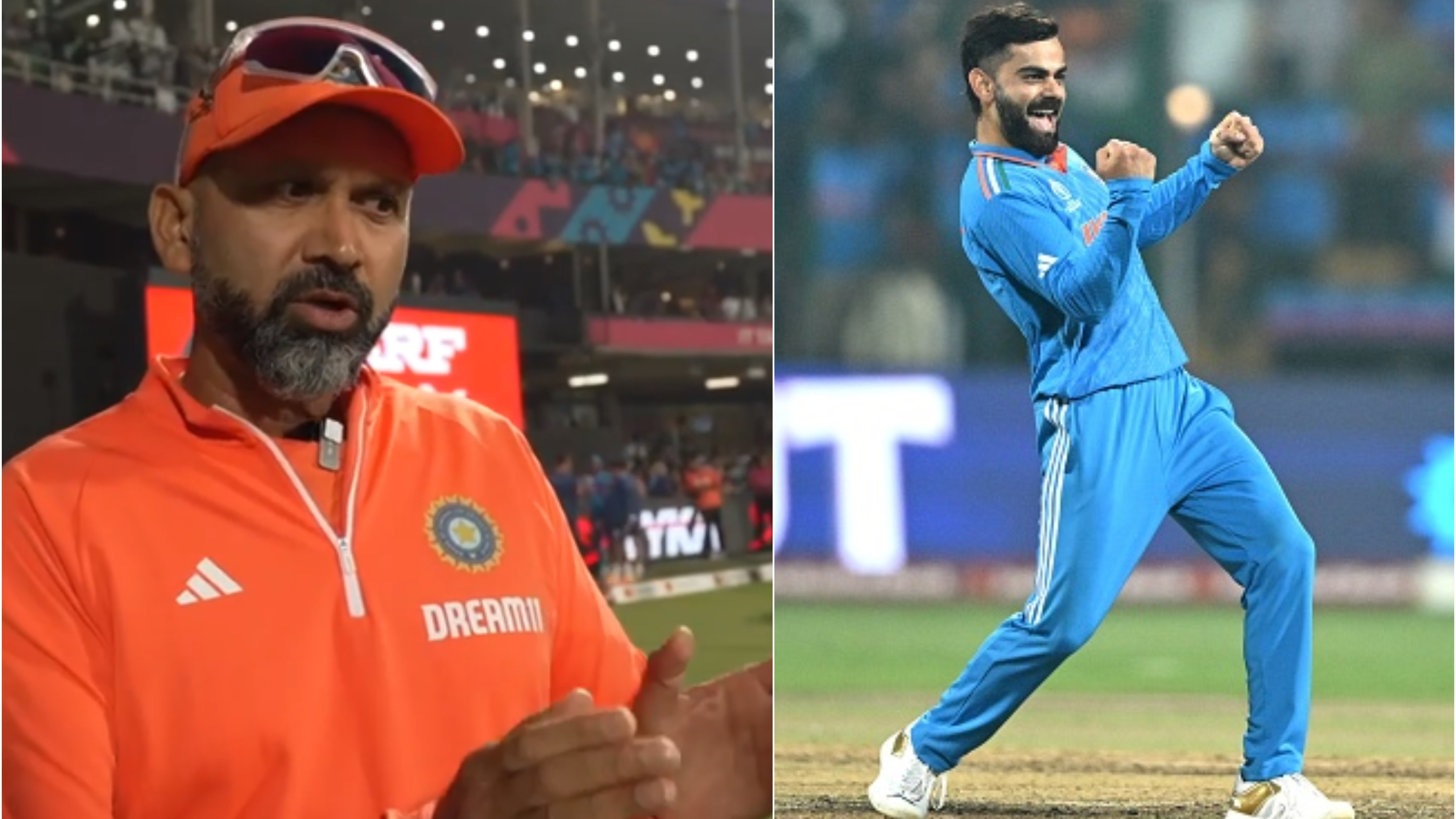 CWC 2023: WATCH – “It was a nice set up,” Indian bowling coach weighs in on Virat Kohli’s maiden World Cup wicket