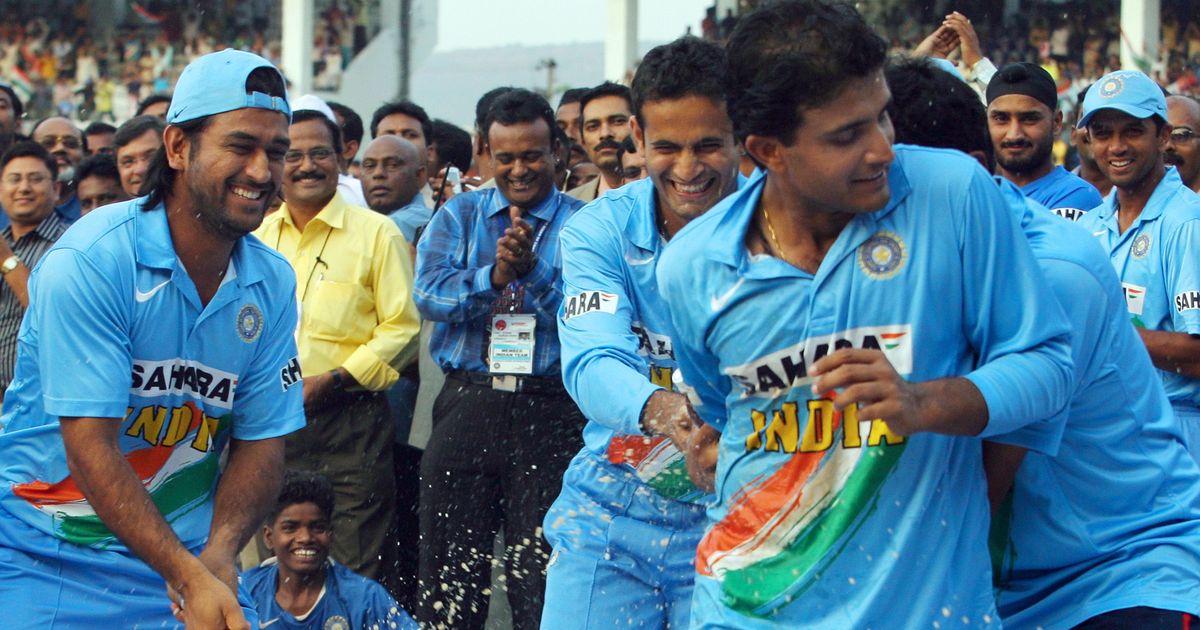 MS Dhoni and Sourav Ganguly | Getty