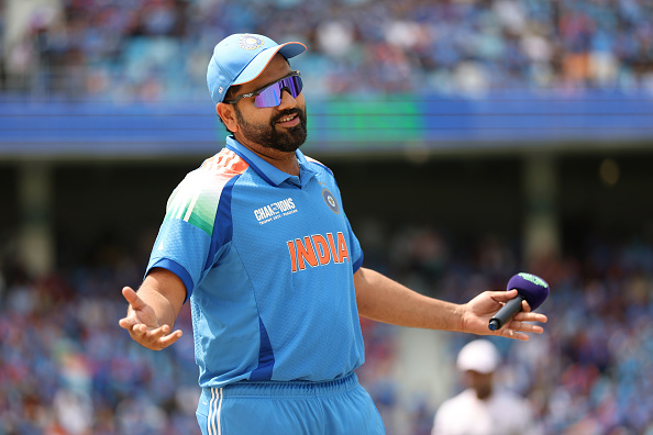 Rohit Sharma reacts after losing 12th toss in row | Getty