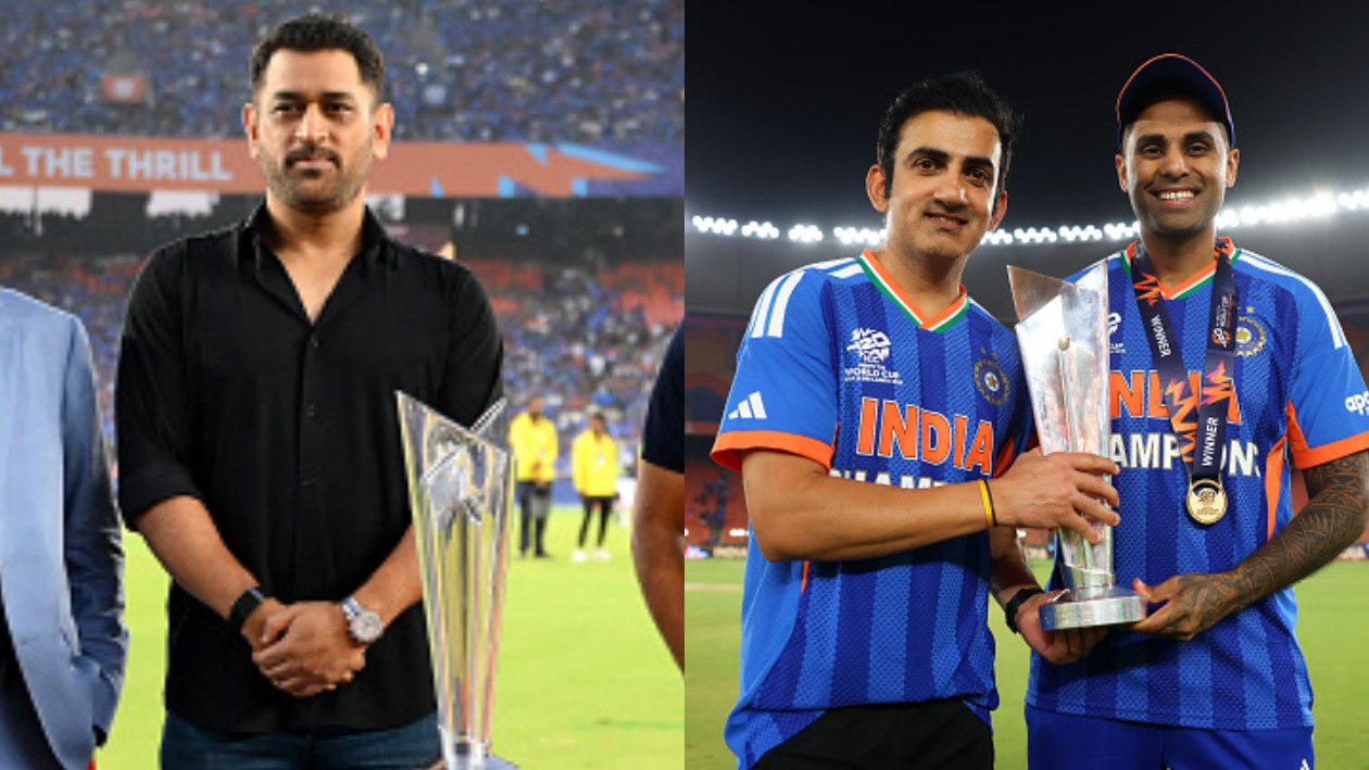 “Coach Sahab smile looks great on u”- MS Dhoni compliments Gautam Gambhir on India’s T20 World Cup 2026 win; Gambhir replies