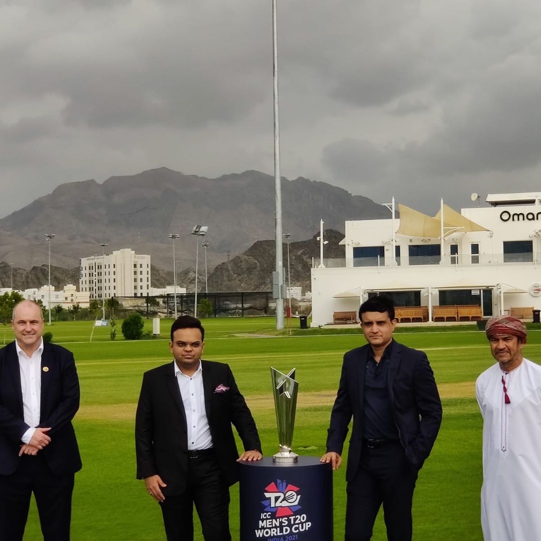 Sourav Ganguly and Jay Shah along with other officials in Oman | Instagram