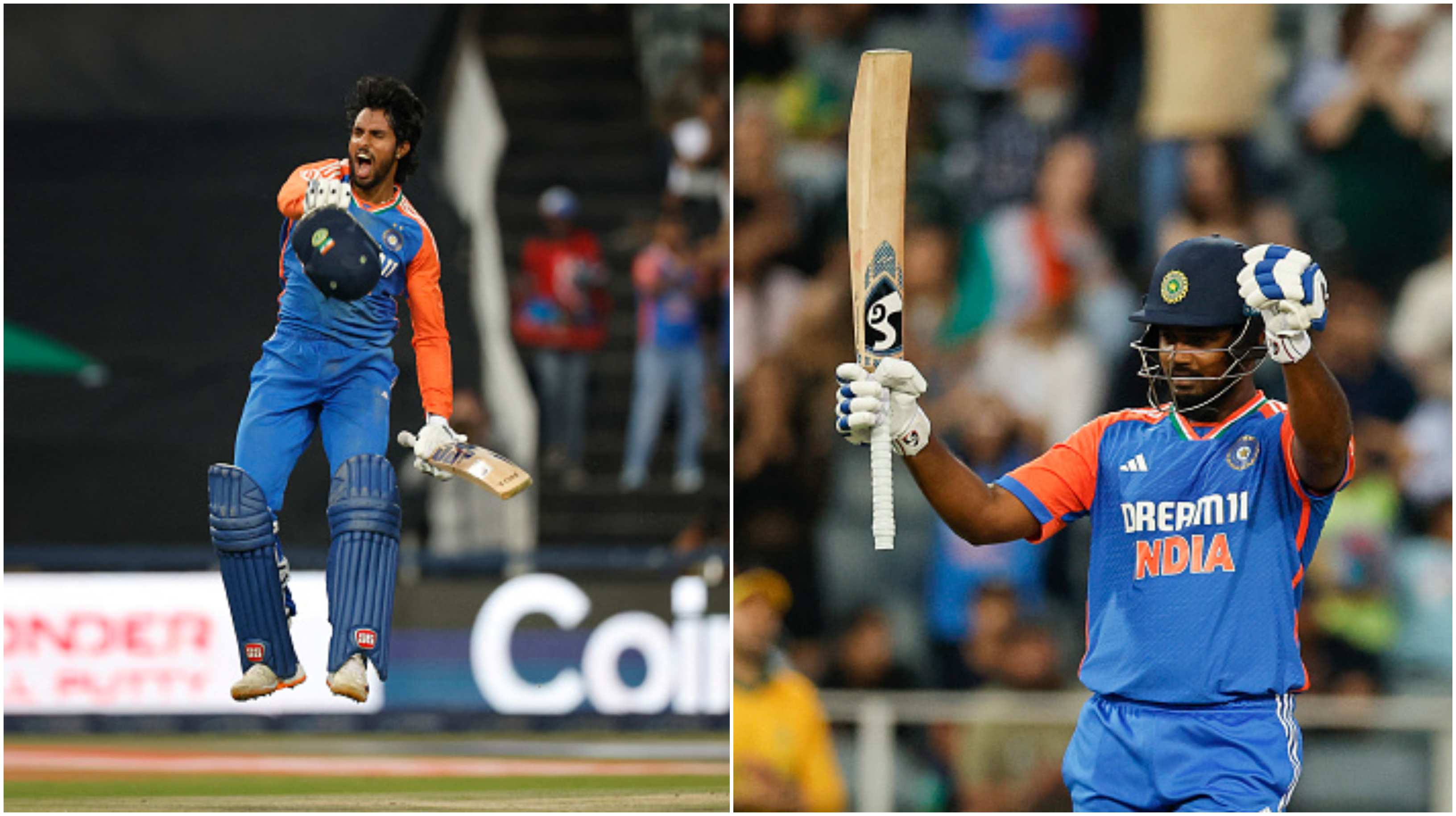 Tilak Varma and Sanju Samson | Getty